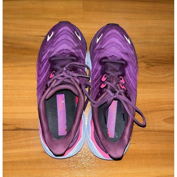 Womens Hoka Arahi 6 Walking Running Lace Up Sneakers Shoes - Picture 4 of 6